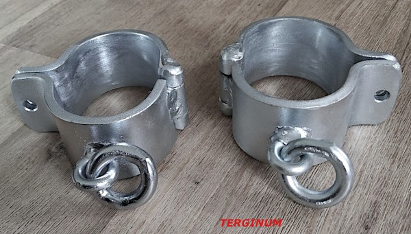 Steel Handcuffs Ankle cuffs with O-Ring