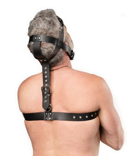 BDSM Leather Head Harness
