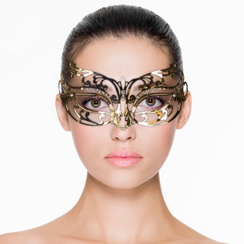 Venetien Metal Eye Mask gold